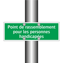 Point de rassemblement pour les personnes handicapées