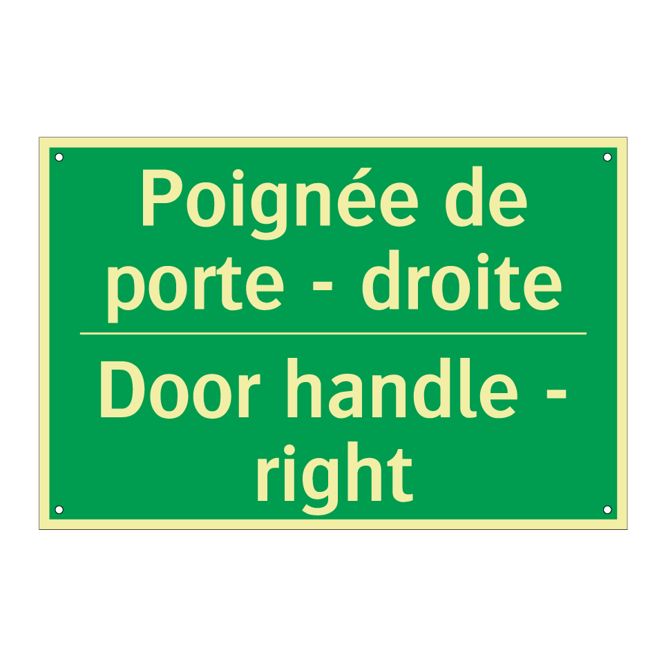 Poignée de porte - droite - Door handle - right