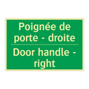 Poignée de porte - droite - Door handle - right