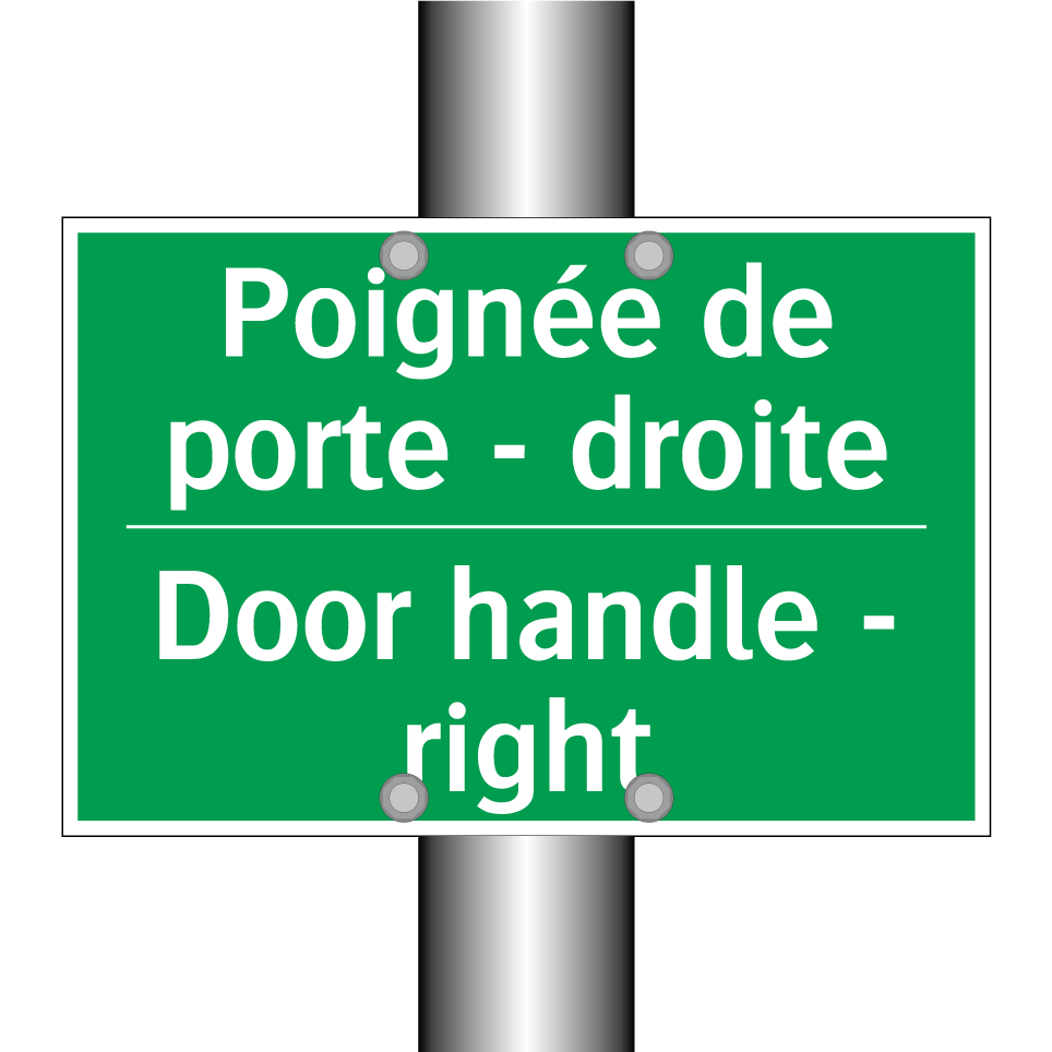 Poignée de porte - droite - Door handle - right