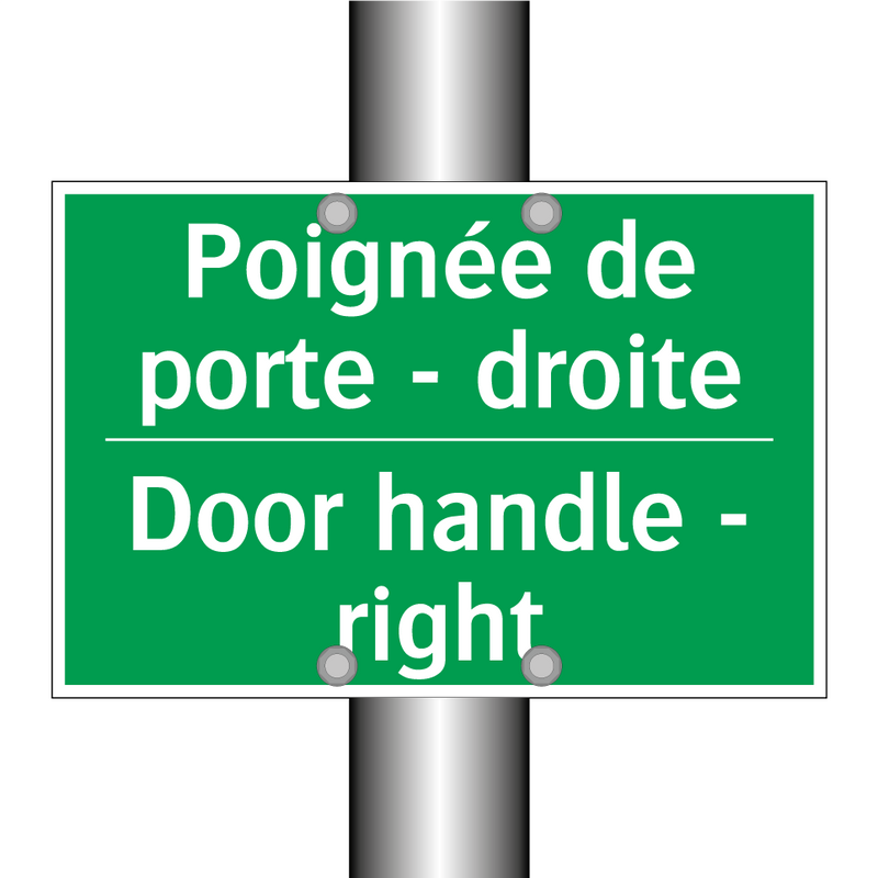 Poignée de porte - droite - Door handle - right