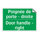 Poignée de porte - droite - Door handle - right