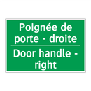 Poignée de porte - droite - Door handle - right