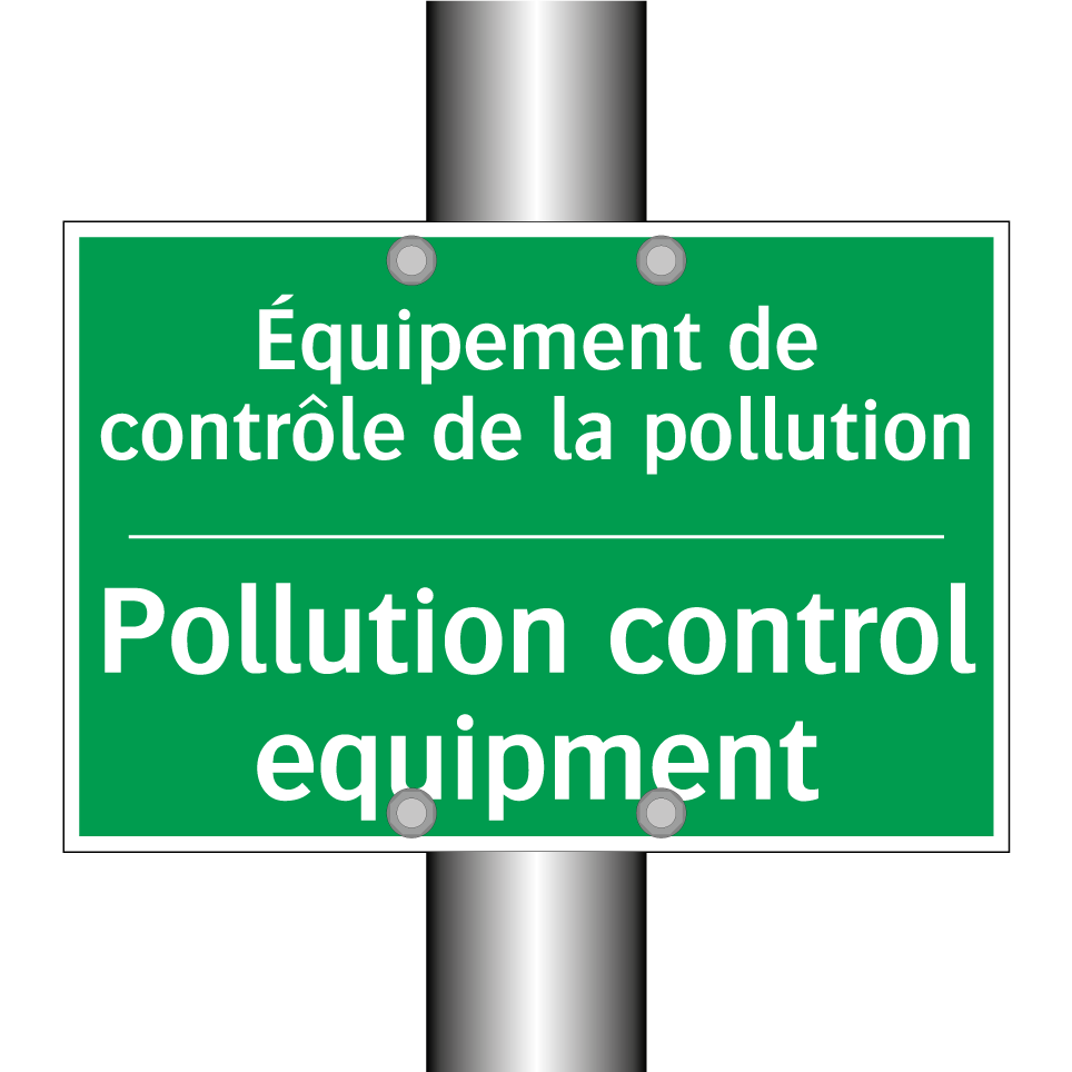 Équipement de contrôle de la pollution /.../ - Pollution control equipment