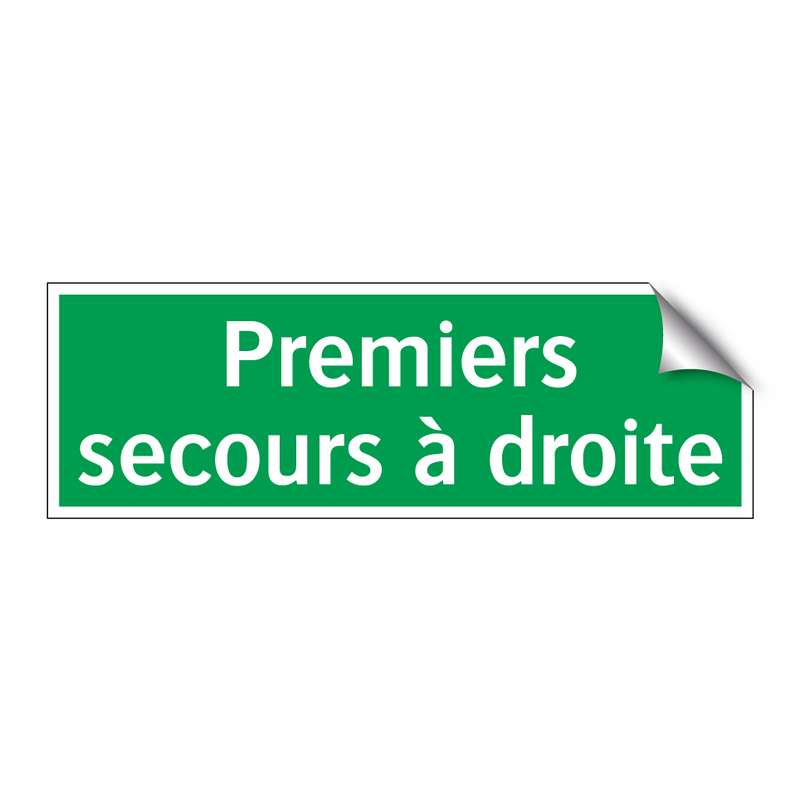 Premiers secours à droite