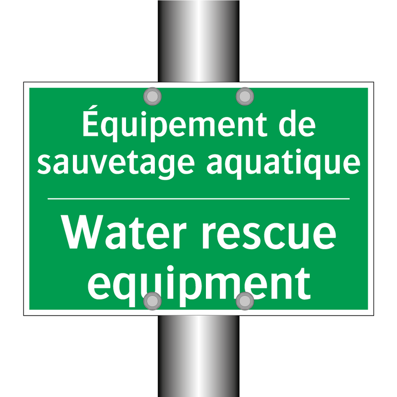Équipement de sauvetage aquatique /.../ - Water rescue equipment