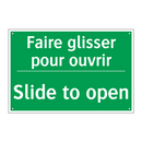 Faire glisser pour ouvrir - Slide to open