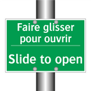 Faire glisser pour ouvrir - Slide to open