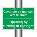 Ouverture en tournant vers la /.../ - Opening by turning to the right /.../