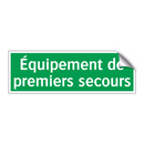 Équipement de premiers secours