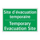 Site d'évacuation temporaire - Temporary Evacuation Site