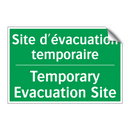 Site d'évacuation temporaire - Temporary Evacuation Site