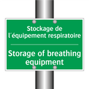 Stockage de l'équipement respiratoire /.../ - Storage of breathing equipment