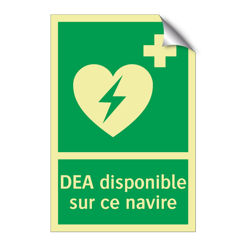 DEA disponible sur ce navire