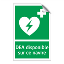 DEA disponible sur ce navire