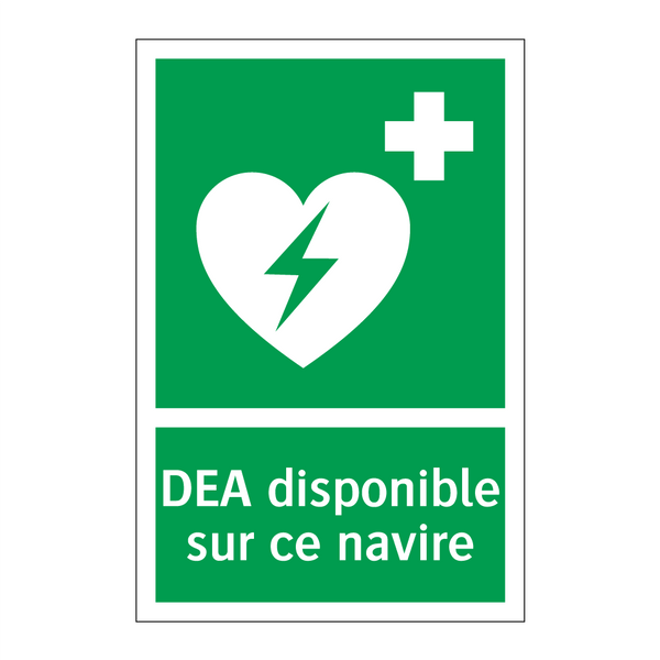 DEA disponible sur ce navire