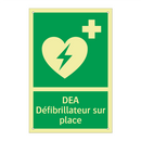 DEA Défibrillateur sur place