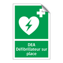 DEA Défibrillateur sur place