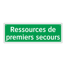 Ressources de premiers secours