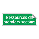Ressources de premiers secours