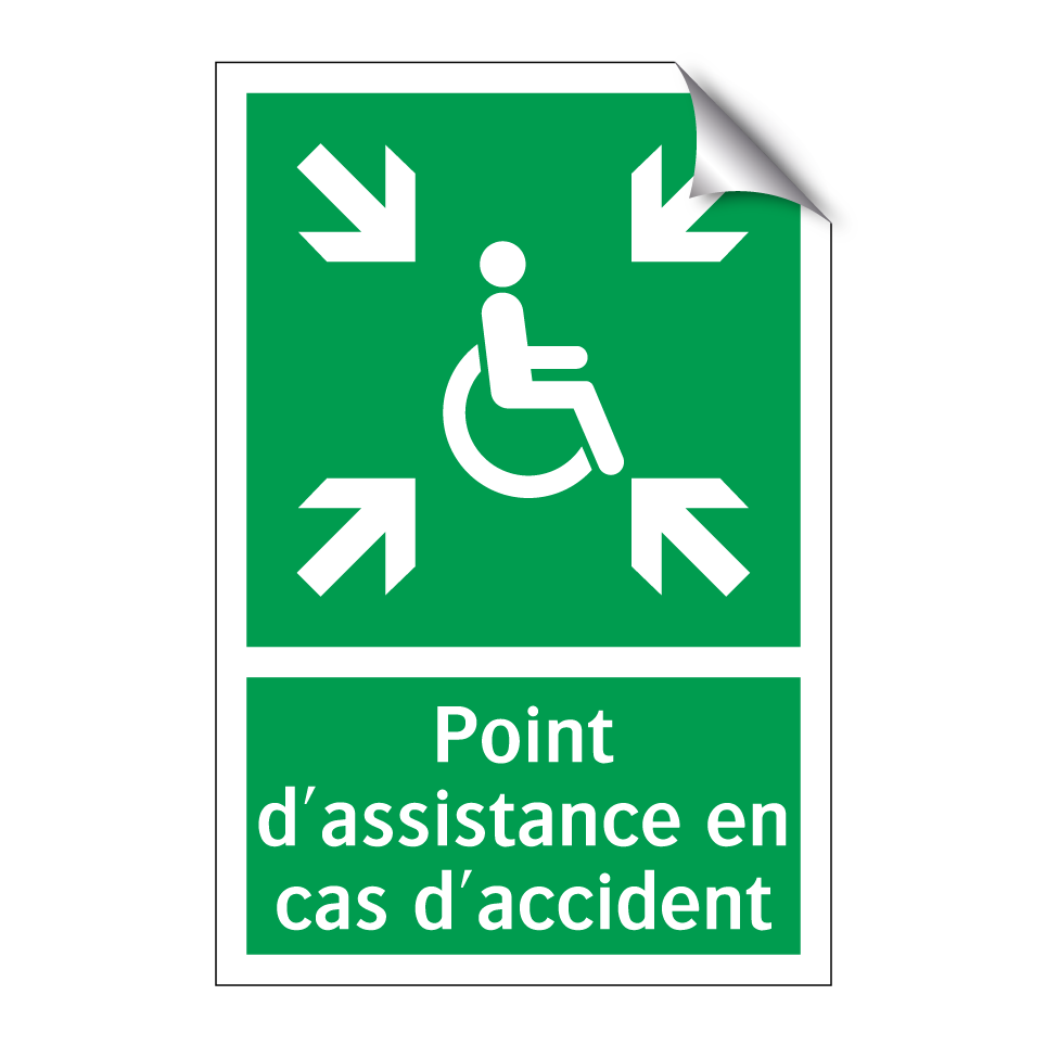 Point d'assistance en cas d'accident