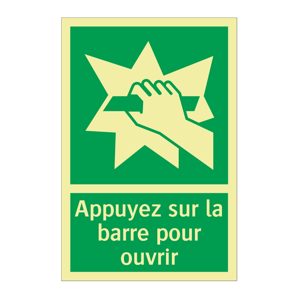 Appuyez sur la barre pour ouvrir