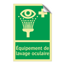 Équipement de lavage oculaire