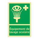 Équipement de lavage oculaire