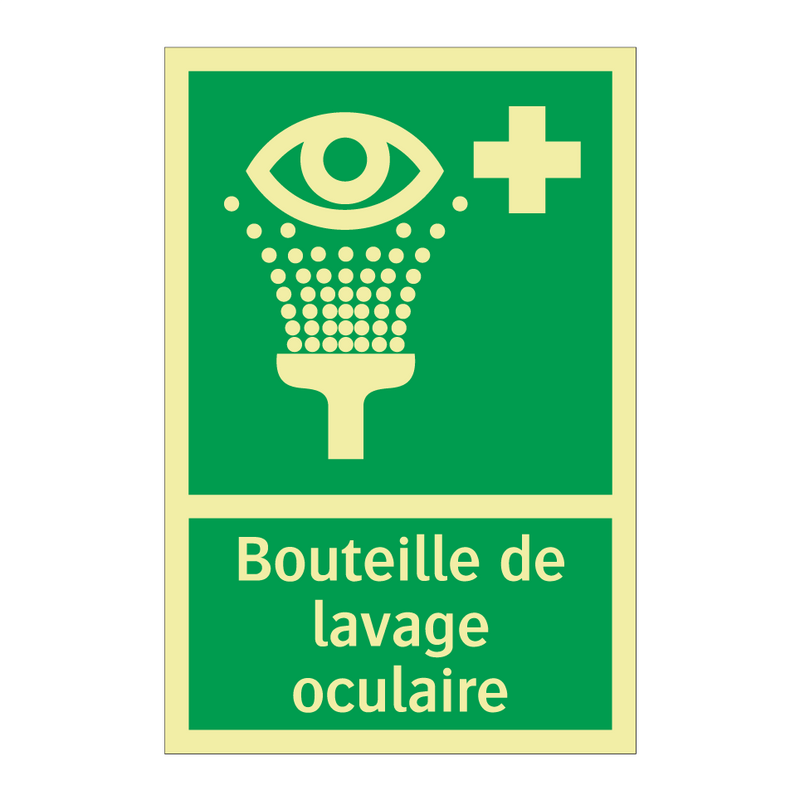 Bouteille de lavage oculaire