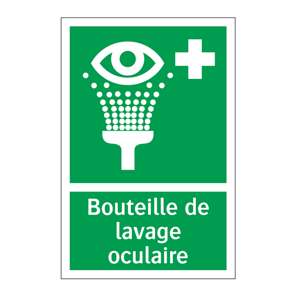 Bouteille de lavage oculaire