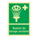 Station de lavage oculaire