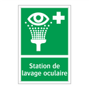 Station de lavage oculaire