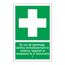 En cas de dommage, vérifiez immédiatement le contenu/appareil et remplacez-le si nécessaire !