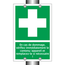 En cas de dommage, vérifiez immédiatement le contenu/appareil et remplacez-le si nécessaire !