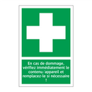 En cas de dommage, vérifiez immédiatement le contenu/appareil et remplacez-le si nécessaire !