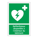 Défibrillateur disponible à l'intérieur du bâtiment