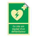 Ce site est équipé d'un défibrillateur
