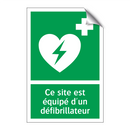Ce site est équipé d'un défibrillateur
