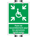 Point de rassemblement pour les personnes handicapées