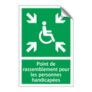 Point de rassemblement pour les personnes handicapées