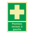 Premiers secours à gauche