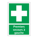 Premiers secours à gauche