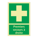 Premiers secours à droite