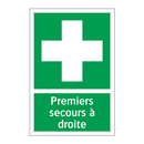 Premiers secours à droite