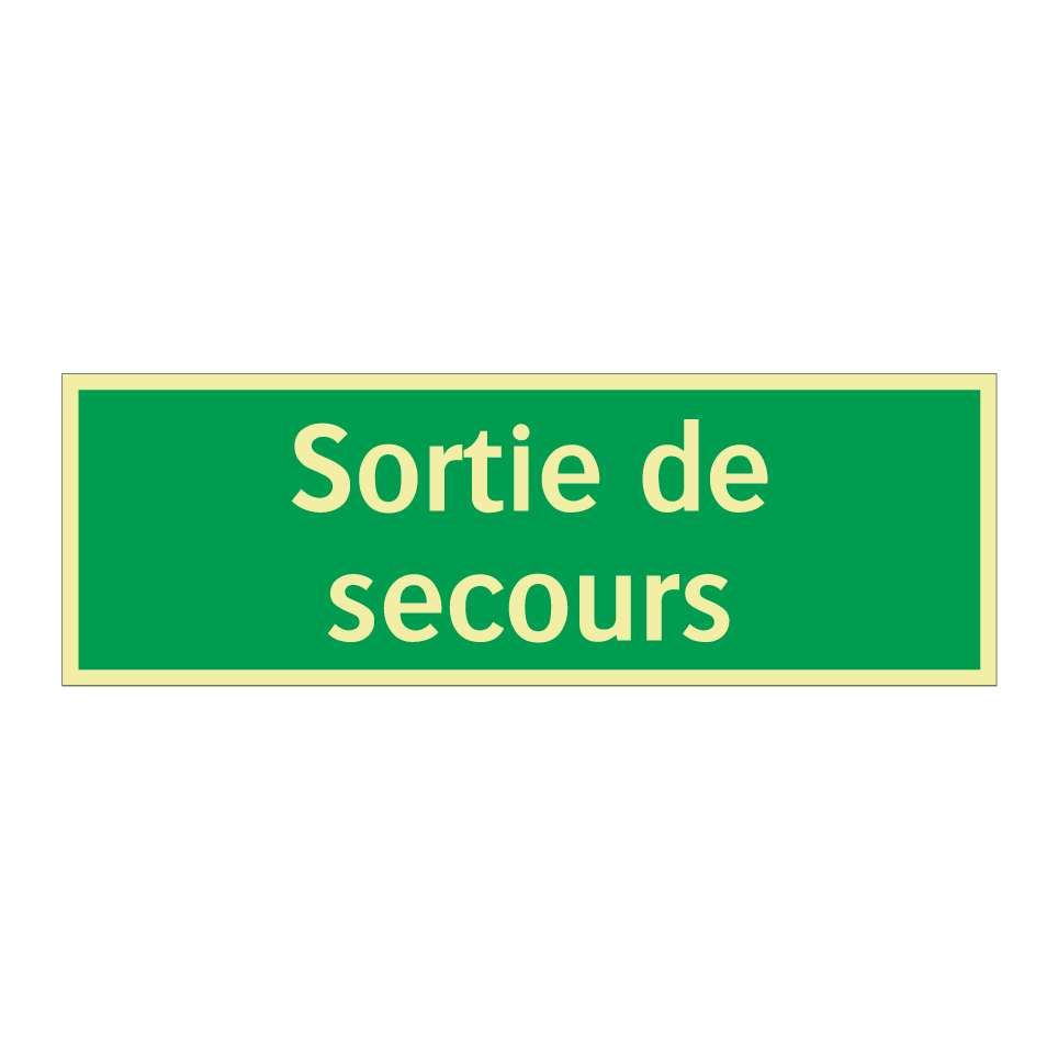 Sortie de secours