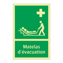 Matelas d'évacuation