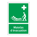 Matelas d'évacuation