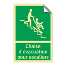 Chaise d'évacuation pour escaliers