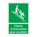Chaise d'évacuation pour escaliers