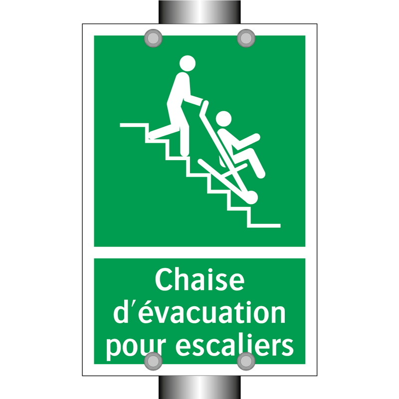 Chaise d'évacuation pour escaliers